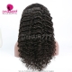 (Upgrade) 360 Lace 150% Density Wig Pre Plucked Virgin Human Hair Deep Wave Natural Color