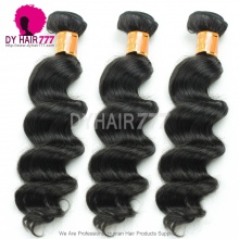 3 or 4 Bundle Deals Cheap Indian Standard Remy Hair Loose Wave Virgin Hair Extensions
