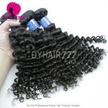 Unprocessed Remy Hair Extension 1 Bundle Peruvian Royal Virgin Hair Deep Curly Wave