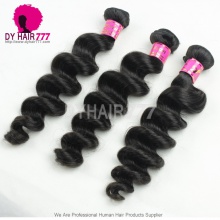 Wholesale 1 Bundle Malaysian 10A Grade Royal Virgin Hair Loose Wave Huamn Hair Weaves
