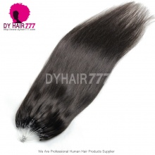 Micro Rings/Loops Brazilian Human Hair Extension Color 1B# 100g