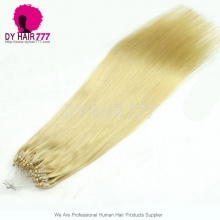 Micro Rings/Loops Brazilian Human Hair Extension Color 613# 100g