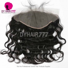 Ear to Ear 13*6 Lace Frontal Closure Curved Lace Body Wave Human Virgin Hair Natural Color