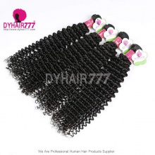 3 or 4 pcs/lot Standard Virgin Malaysian Hair Extensions Deep Curly