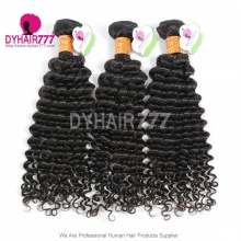 3 or 4pcs/lot Bundle Deals Unprocessed Virgin Indian Standard Hair Deep Curly Weavy