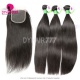 Best Match Top Lace Closure With 3 or 4Bundles Standard Virgin Remy Hair Brazilian Silky Straight Hair Extensions