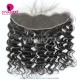 Transparent/Brown 13x4 Lace Frontal Virgin Human Hair Loose Wave Natural Color