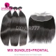 13x4/13x6 Lace Frontal With 3 or 4 Bundles Brazilian Silky Straight Hair Royal Virgin Remy Hair Extensions