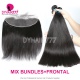 13x4/13x6 Lace Frontal With 3 or 4 Bundles 14A Royal Grade Virgin Remy Hair Peruvian Silky Straight Hair Extension