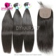 Best Match 4*4 Silk Base Closure With 3 or 4 Bundles 13A Standard Grade Virgin Remy Hair Peruvian Silky Straight Hair Extensions
