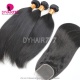 Best Match 4x4/5x5 Top Lace Closure With 3 or 4 Bundles Indian Silky Straight Hair 13A Standard Grade Virgin Remy Hair Extensions