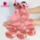 3 or 4pcs/lot Royal Grade Brazilian Body Wave 1B/Pink Ombre Human Hair Extension