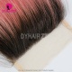 Lace Top Closure (4*4) Straight Hair 1B/Pink Human Virgin Hair
