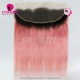 1B/Pink Frontal 13*4 Lace Frontal Closure Straight Hair Virgin Human Hair 