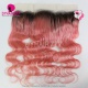 1B/Pink Frontal 13*4 Lace Frontal Closure Body Wave Virgin Human Hair 