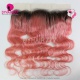 1B/Pink Frontal 13*4 Lace Frontal Closure Body Wave Virgin Human Hair 