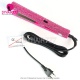 Hair Iron Temperature 122℉ To 480℉ Titanium Plate Hair Straightener Rhinestones Diamond Design Flat Iron(two plugs for America&Euro )