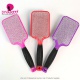 Rhinestones Diamond brush Detangling Hair Comb Styling Tool color by random）