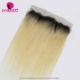 Color 1B/613 Blonde Frontal 13*4 Lace Frontal Closure Straight Hair Virgin Human Hair 