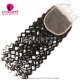 5x5 Lace Top Closure Italian Curl Natural Color Virgin Human Hair
