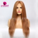 Lace Frontal Wig 130% Density Color 30 Lace Wig Straight Hair 100% Virgin Human Hair