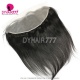 Transparent/Brown 13x4 Lace Frontal Human Virgin Hair Straight Hair Natural Color