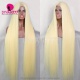 Blonde Color 613# Wig 130% density Virgin Human Hair Straight Blonde Full Lace Wigs With Nautal Hairline