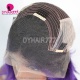 150% Density Bob Lace Front Wig Ombre Color 1B/Purple Straight Virgin Human Lace Wig