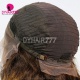 T4/27 Ombre Color 130% Density 1B# Top Quality Virgin Human Hair Deep Wave Lace Frontal Wigs 