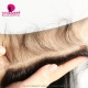 HD 5x5 Lace Closure Human hair With Baby Hair Pre Plucked Natural Color