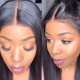 Stock Clearance Color 1B# 13*6 Lace Frontal Wigs 130% Density Top Quality Virgin Human Hair