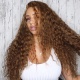 Brown Color 4# Full Lace Wigs Deep Wave Top Quality Virgin Human Hair