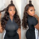 4# Top Quality Virgin Human Hair Body Wave Full Lace Wigs