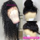 (Upgrade) 360 Lace 200% Density Wig Pre Plucked Virgin Human Hair Deep Curly Natural Color