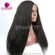 200% Density Kinky Straight U Part Wigs V part Wigs Virgin Human Hair Wigs Natural Color