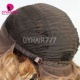 Stylist Wig As Picture 100% Virgin Human Hair Big Loose Wave Ombre Beige Color 130% Density