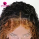 Stylist Wig As Picture 100% Virgin Human Hair Loose Deep Highlighted Brown Color 130% Density