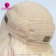 Stylist Wig As Picture 100% Virgin Human Hair Straight Ombre Blonde Peach 130% Density