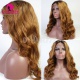 Stylist Wig As Picture 100% Virgin Human Hair Body Wavy Ombre Clay Brown 130% Density