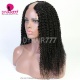 200% Density Kinky Curly U Part Wigs V part Wigs Virgin Human Hair Wigs Natural Color