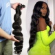 3 or 4 Bundle Deals 13A Standard Grade Brazilian Body Wave Virgin Hair Extensions More Wavy 