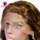 Color 4# 13*4 Lace Frontal Wigs Body Wave 130% Density Top Quality Virgin Human Hair 