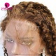 4# Top Quality Virgin Human Hair Deep Curly 13*4 Lace Frontal Wigs