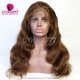 Brown Color 4# Full Lace Wigs Body Wave Top Quality Virgin Human Hair