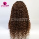 4# Top Quality Virgin Human Hair Deep Wave Full Lace Wigs