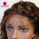 Brown Color 4# Full Lace Wigs Deep Wave Top Quality Virgin Human Hair