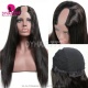(Upgrade)300% Density #1B U Part Wigs V part Wigs Virgin Human Hair 