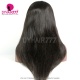 180% density Top Quality Virgin Human Hair Straight Hair 13*4 Lace Frontal Wigs