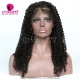 360 Lace Wig 150% Density Pre Plucked Virgin Human Hair Deep Curly Natural Color