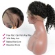 Royal 360 Lace Band Frontal Bleached Knots Virgin Human Hair Italian Curly With Baby Hair